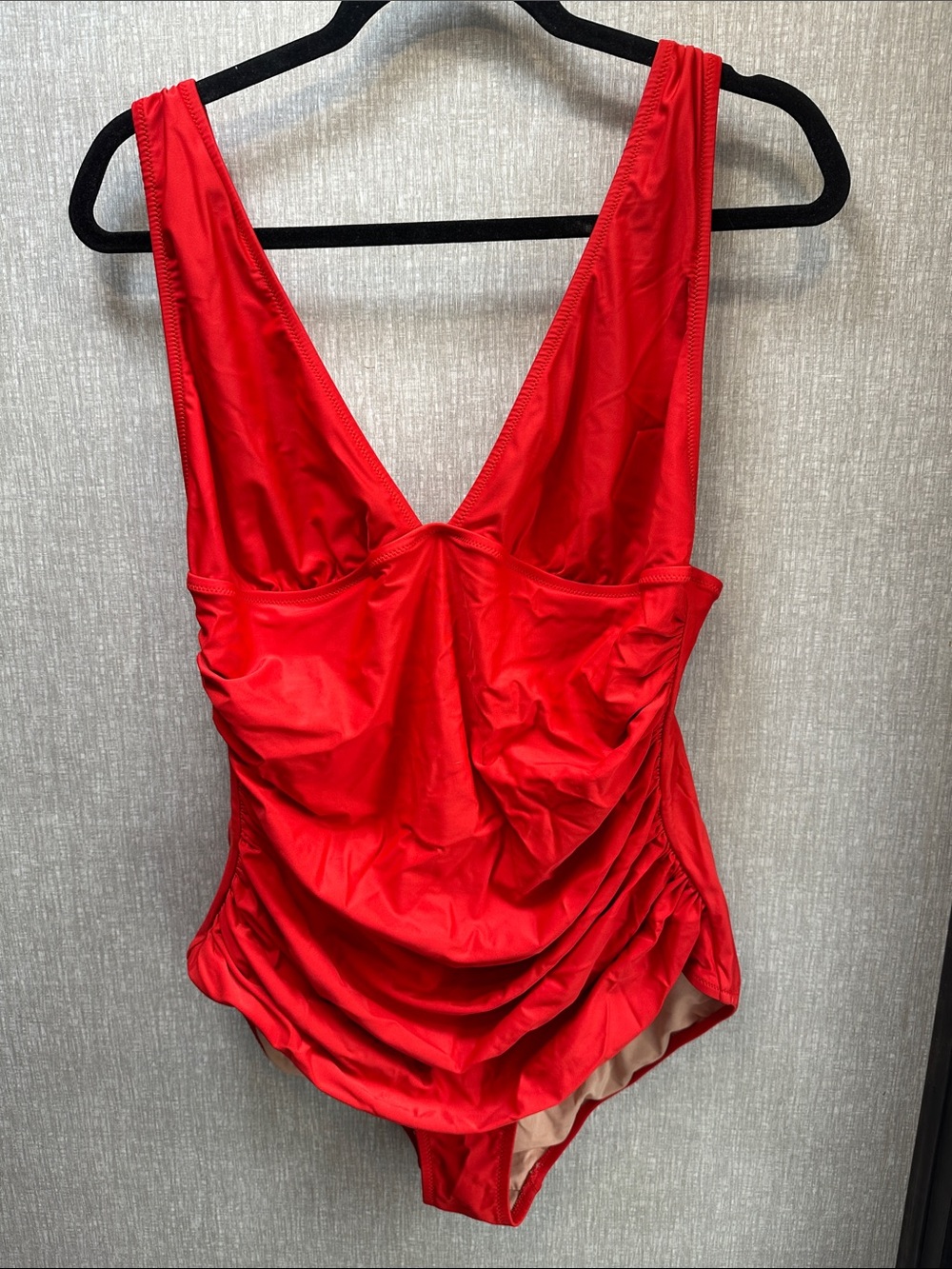 J. Crew Red One-Piece Swimsuit